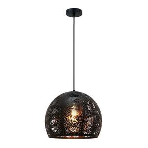 Dome Iron Pendant Light in White, Black or Coffee