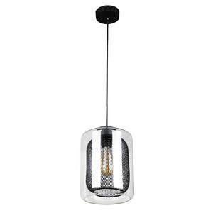 Farmhouse Pendant Lights: Tono Pendant Light Iron and Glass in Black, Copper or Brass