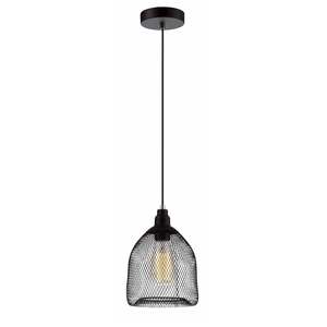 Cage Pendant Lights: Cheveux Iron Mesh Black Pendant Light Available in 4 Styles