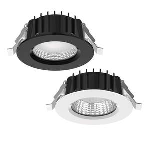 Dali Led Downlights: 95mm Neo-Pro-13 LED Downlight 13w Black, White CCT Domus Lighting