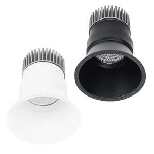 Dali Led Downlights: 92mm Platinum LED Downlight 10w Black, White 2.7k, 3k, 4k CRI 94+ P12L Trend Lighting