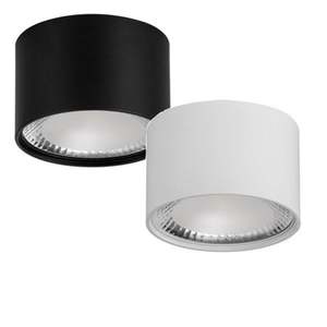 Dali Led Downlights: Surface Mounted LED Downlight 12w Black, White CCT HCP-8921204, HCP-8931204 Havit Commercial