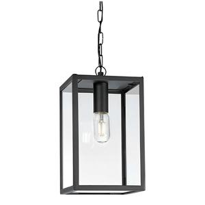 Lightco: Lofoten Chain Pendant Light in Black w/ Clear Glass