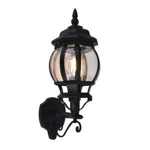 Trener Outdoor LED Wall Light in Black Havit Lighting - HV3673W-BLK