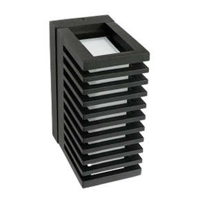 Led Wall Lights: CLEARANCE Styx Outdoor Wall Light LED Weather Resistant 6w in Black