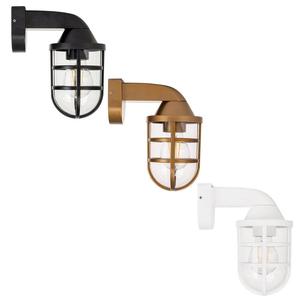 Led Wall Lights: Marina Outdoor LED Wall Light in Black, Brass or White Havit Lighting - HV3511W