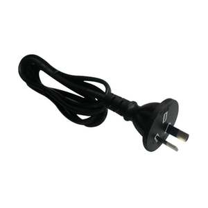 Sunny Lighting: CLEARANCE 2 PIN Flex and Plug 1200mm 2x0.75mm Black SAL Sunny Lighting