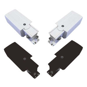 Eurotech: Taylor Track 3-Circuit Live End Connector Left/Right in Black or White