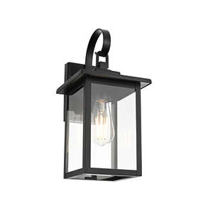 Madix Outdoor Wall Light Galvanised Iron Black Havit Lighting - HV3535W-S-BLK