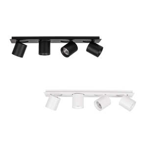 Lighting: Sbarra 4Lt Adjustable LED Bar Light in Black or White Havit Lighting - HV4003T-4