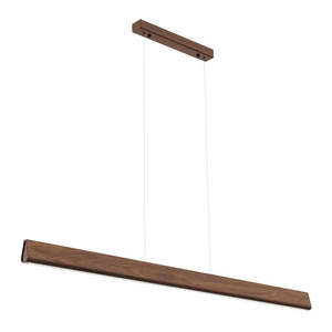 Opex Linear LED Pendant Light CCT 1200mm, 1800mm in Walnut Timber Havit Lighting - HV601XT