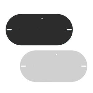 Ovate Wall Blocker in Black or White