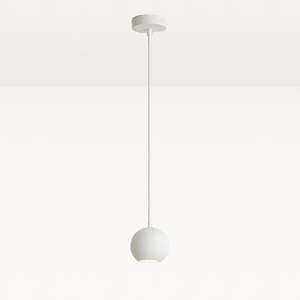 Plaster Lights: Orbita Gypsum Pendant Light in White