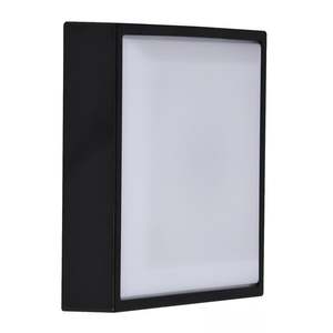 Oliver Square Outdoor LED Wall Light 9w in Black