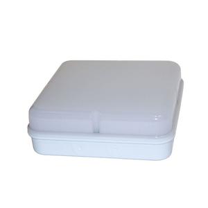 Commercial: Bulkhead Square White 4K Natural White 14W IP65 Dimensions: - 255 * 255 * 95