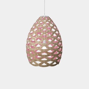 Davidtrubridge: Pink Tui Pendants by David Trubridge