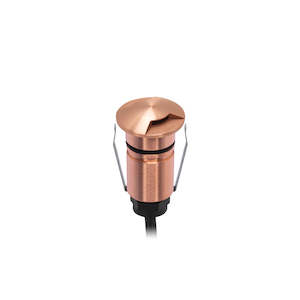Exterior Round Two-Way Multi-Use Mini Recess Copper 1W 8-25V DC 3000K IP67