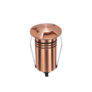 Products: Exterior Round Four-Way Multi-Use Recess Copper 2.5W 8-25V DC 4000K IP67