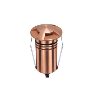Exterior Round Three-Way Multi-Use Recess Copper 2.5W 24V DC RGBW IP67