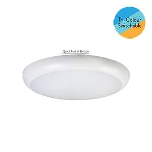 Commercial: Easy B - Large 24W IP65 Dimmable LED Button 3/4/6K CCT