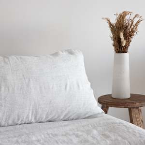 Linen Pinstripe Collection: Pinstripe Linen Duvet Cover