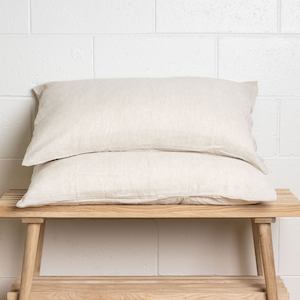 Natural Range: Natural Linen Pillowcases - Pair