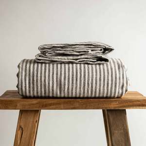 Sheet Sets: Charcoal Stripe Sheet Set