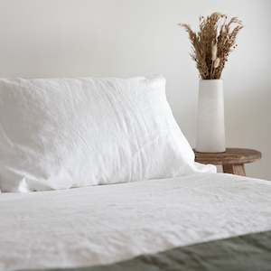 White Linen Duvet Cover
