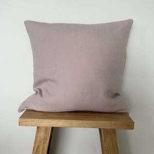 Pink Linen Cushion Cover