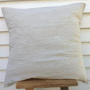 Natural Range: Natural Linen European Pillowcases - Pair