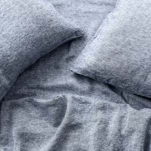 Denim Linen Pillowcases - Pair