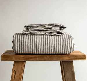 Sheet Sets: Charcoal Stripe Sheet Set