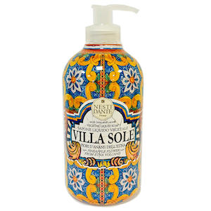 Soaps: Villa Sole Pineapple Flower Liquid Soap