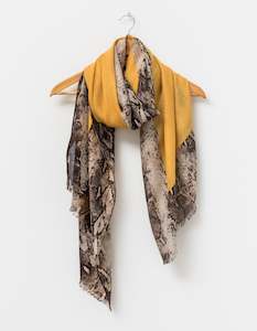 Clothing And Accessories: Snake w/Amber Square Scarf