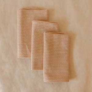 Organic Collection: Woven Cotton Kitchen Towel - Fawn