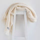 Alpaca Blanket Throw - Cream