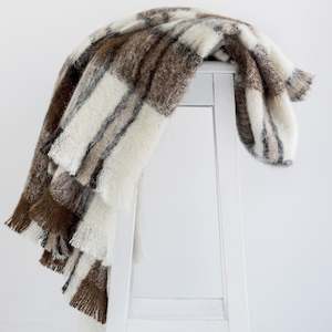 Alpaca Blanket Throw - Apache