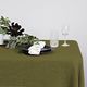 Olive Linen Table Runner