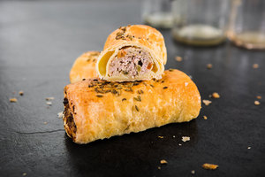 Products: Pork Sausage Roll - The Little Cake Kitchen