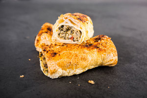 Products: Chickpea Sausage Roll - The Little Cake Kitchen