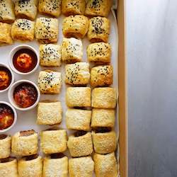 Morning Tea: Small Sausage Roll Boxes