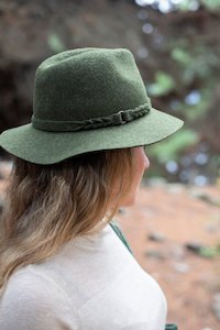Hats: ANTLER FEDORA - JACKSON MOSS