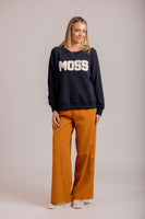 Womens Sweatshirts Crews: MOSS Logo Sweat
