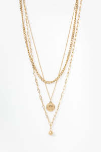 Accessories: ANTLER NECKLACE SOVEREIGN LAYERS