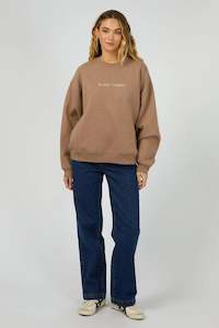 SILENT THEORY LOGO CREW - Brown