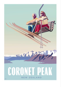 Giftware: LOVE THY LAND - Coronet Peak - A4