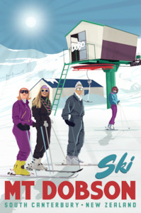 Giftware: LOVE THY LAND - Mt Dobson - A4