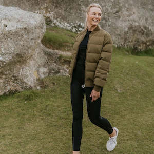 MOKE - RUE WOMENS BOMBER JACKET - Loden