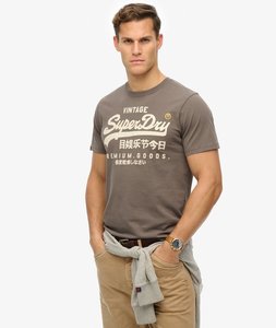 Mens Superdry: SUPERDRY WORKWEAR RELAXED TEE - Vintage Black