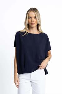 HUMIDITY LUSH TOP - Navy